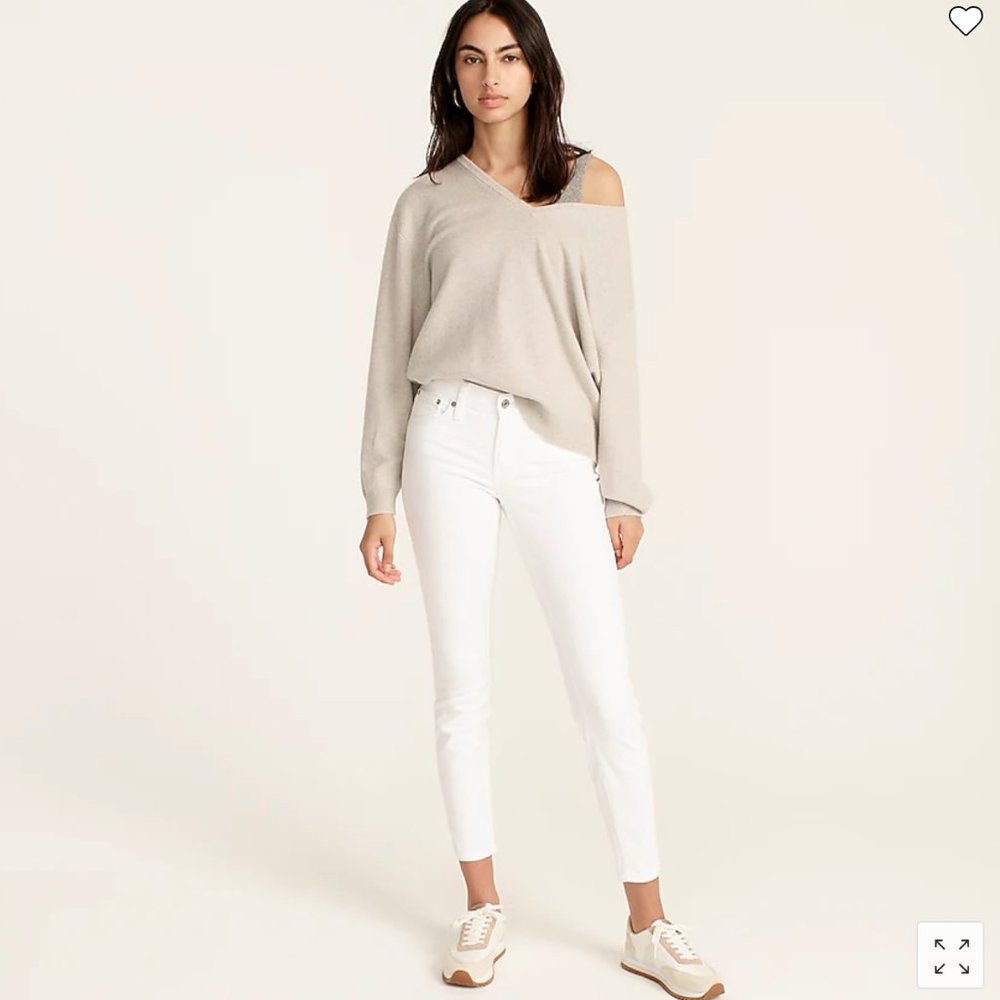 Jcrew White Toothpick Jean - Great Condition - Size 31